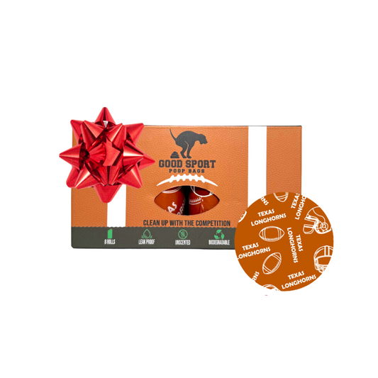 Football Rivalry Dog Poop Bags - Texas Longhorns